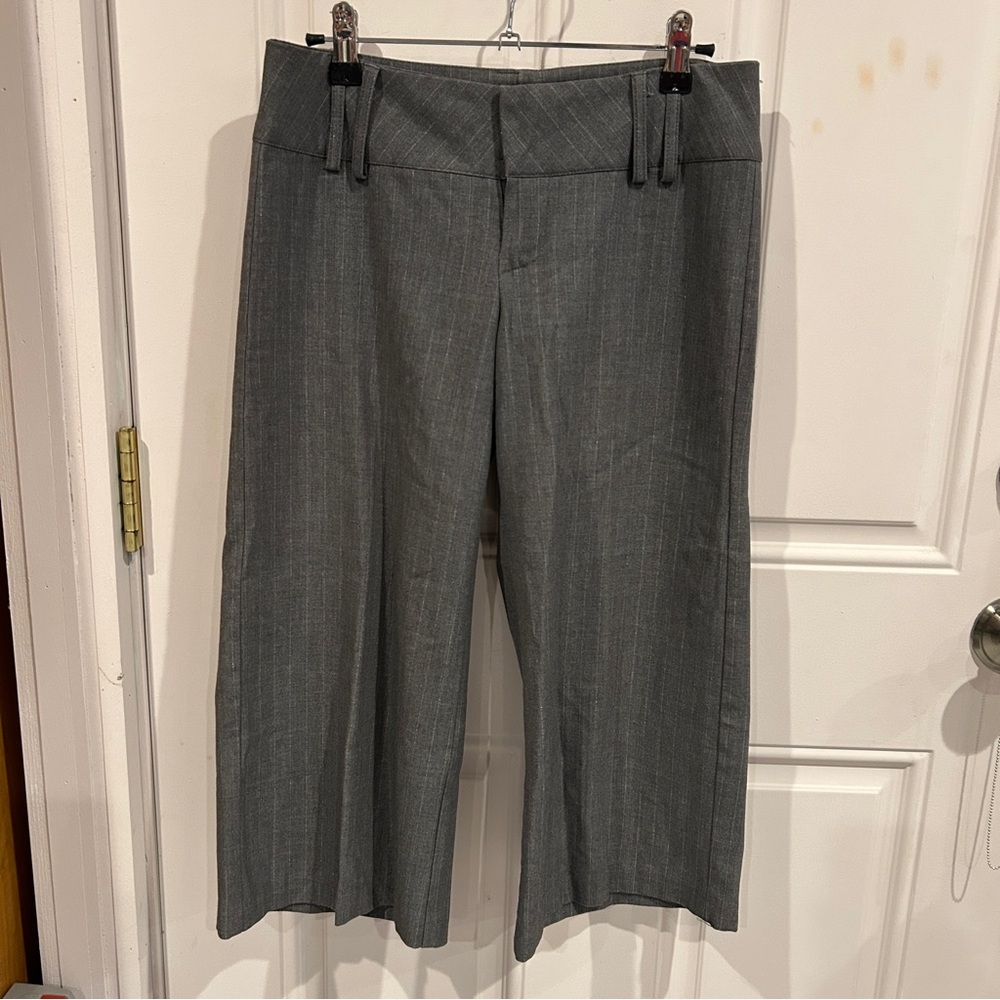 Spring Street Charcoal Cropped Trousers